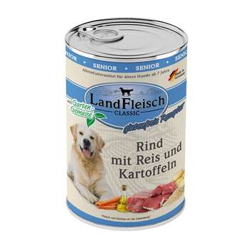 tests-LandFleisch Dog Classic Senior Rind, Reis & Kartoffeln-Bild