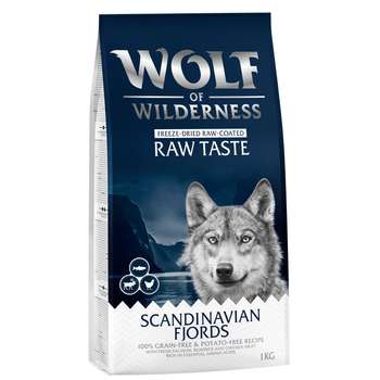 tests-Wolf of Wilderness Scandinavian Fjords Rentier, Huhn & Lachs - getreidefrei-Bild