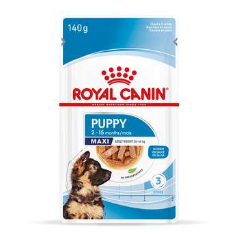 tests-Royal Canin Maxi Puppy in Soße-Bild