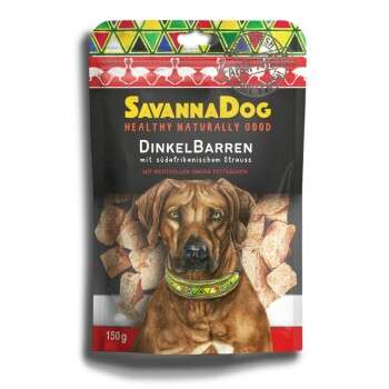 tests-SavannaDog Dinkel Barren vom südafrikanischen Strauß-Bild