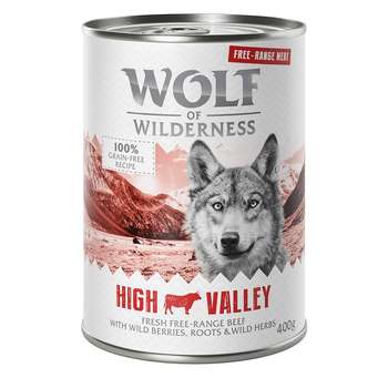 tests-Wolf of Wilderness Adult - Freilandfleisch/-innereien & Monoprotein: High Valley - Freiland-Rind-Bild