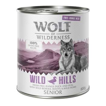 tests-Wolf of Wilderness Senior - Freilandfleisch/-innereien & Duo-protein - Senior Wild Hills - Freiland-Ente & Freiland-Kalb-Bild