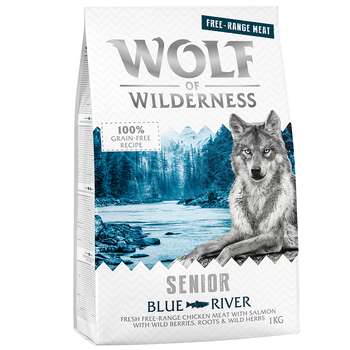 tests-Wolf of Wilderness Senior Blue River - Freilandhuhn & Lachs-Bild