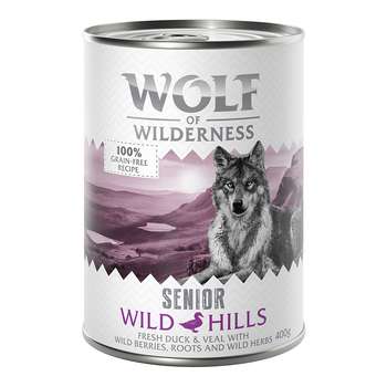 tests-Wolf of Wilderness Senior - Duo-Protein Rezeptur - Wild Hills - Ente-Bild