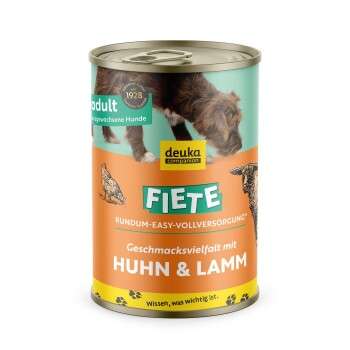 tests-Fiete Adult Huhn & Lamm deutsches Premium-Nassfutter Dose-Bild