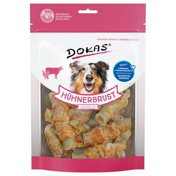 tests-DOKAS Hundesnack Hühnerbrust Kaurolle-Bild