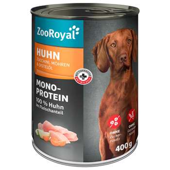tests-ZooRoyal Mono-Protein Huhn mit Zucchini Möhren & Distelöl-Bild