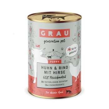 tests-Grau Puppy/Junior Huhn & Rind-Bild