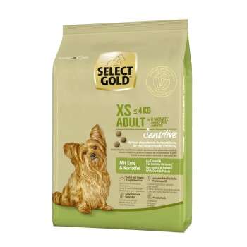 tests-SELECT GOLD Sensitive XS Adult Ente & Kartoffel-Bild