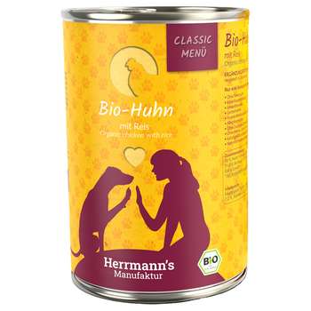 tests-Herrmann's Manufaktur Classic Bio-Menü - Bio-Huhn mit Bio-Reis-Bild