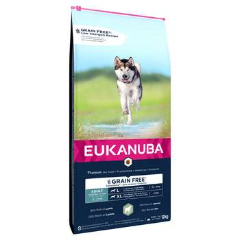 tests-EUKANUBA Grain Free Adult Large Dogs Lamm-Bild