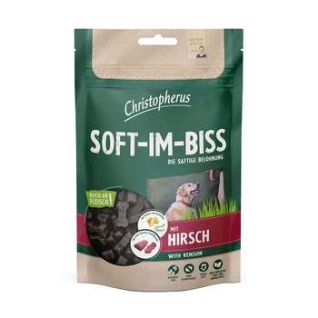 tests-Christopherus Snacks Soft-Im-Biss Mit Hirsch-Bild