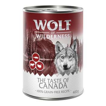 tests-Wolf of Wilderness The Taste Of Taste Of Canada - Rind, Pute, Kabeljau-Bild