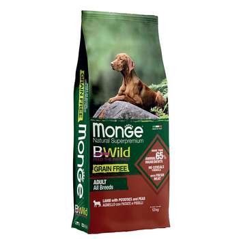 tests-Monge Bwild Grain Free All Breeds Lamm mit Kartoffeln und Erbsen-Bild