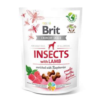 tests-Brit Crunchy Cracker-Insekten, Lamm und Himbeeren-Bild