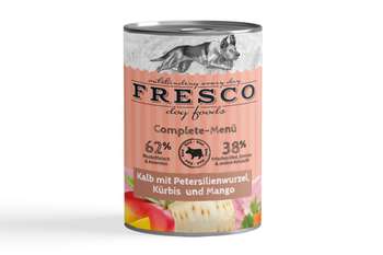 tests-FRESCO CompleteMenü Kalb mit Petersilienwurzel Mango und Johannisbeere-Bild