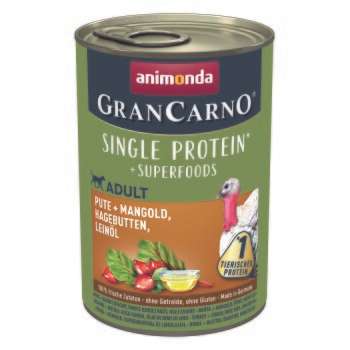 tests-Animonda GranCarno Single Protein Superfoods Pute & Mangold, Hagebutten, Leinöl-Bild