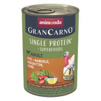 tests-Animonda GranCarno Single Protein Superfoods Pute & Mangold, Hagebutten, Leinöl-Bild