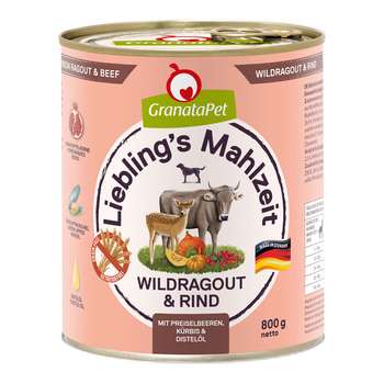 tests-GranataPet Liebling's Mahlzeit Wildragout und Rind-Bild