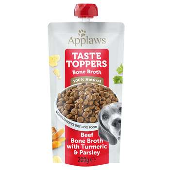 tests-Applaws Taste Toppers Pouch - Rinderknochenbrühe mit Kurkuma & Petersilie-Bild