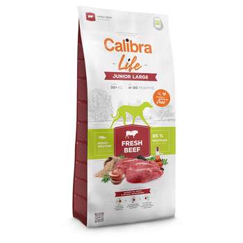 tests-Calibra Life Junior Large Breed mit frischem Rind-Bild