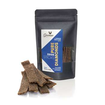 tests-Gourmops Pure Diamonds Ziegensticks-Bild