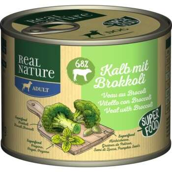 tests-REAL NATURE Superfood Adult Kalb mit Brokkoli-Bild