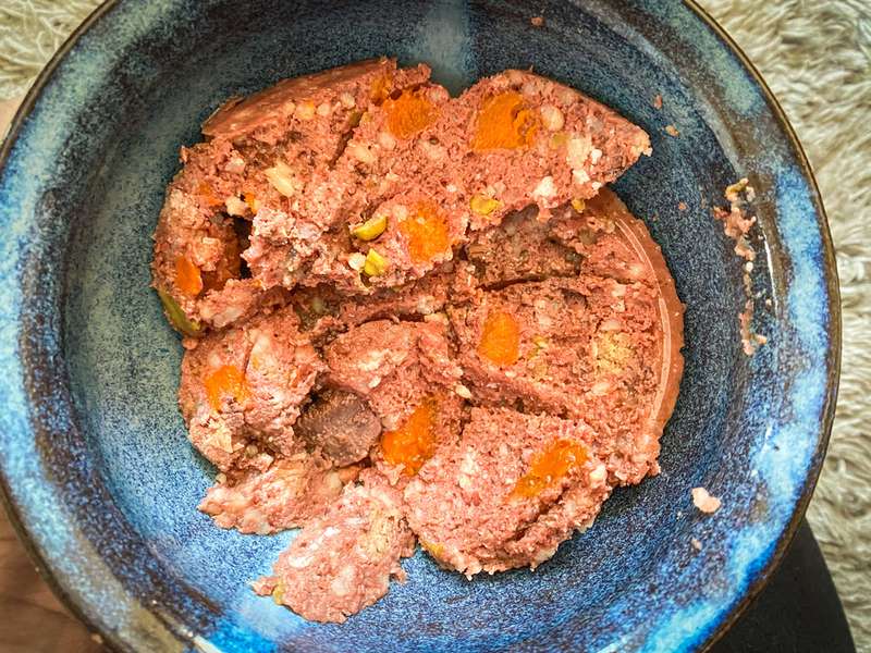 Nahaufnahme des Nassfutters