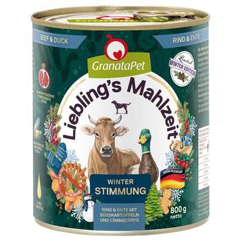 tests-GranataPet Liebling´s Mahlzeit Wintertraum - Rind & Ente-Bild