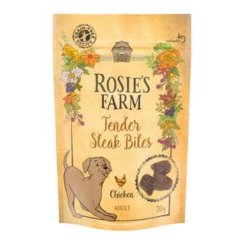 tests-Rosie‘s Farm Snacks Adult Tender Steak Bites Huhn-Bild