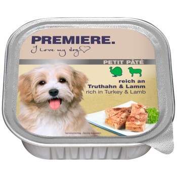 tests-Premiere Petit Pâté Truthahn & Lamm-Bild