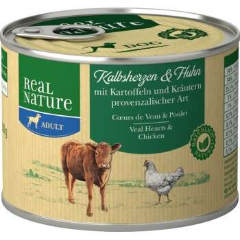 tests-REAL NATURE Adult Kalbsherzen & Huhn-Bild