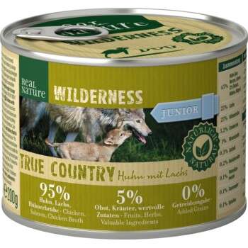 tests-REAL NATURE WILDERNESS Junior True Country Huhn & Lachs-Bild