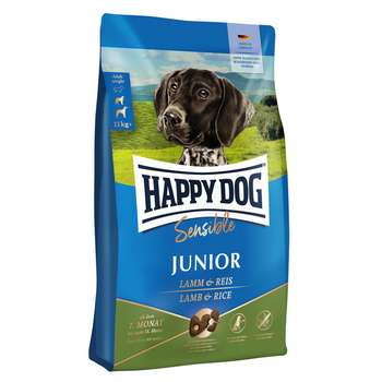 tests-Happy Dog Supreme Sensible Junior Lamm & Reis-Bild