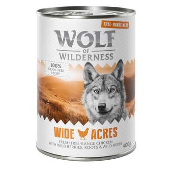 tests-Wolf of Wilderness Adult - Freilandfleisch/-innereien & Monoprotein: Wide Acres - Freiland-Huhn-Bild