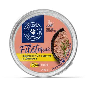 tests-Pets Deli Fancy Filets Topping Verdauung mit Huhn-Bild