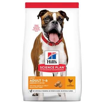 tests-Hills Hill's Science Plan Adult Light Medium mit Huhn-Bild