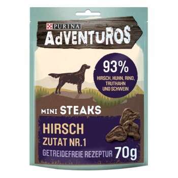 tests-AdVENTuROS Mini Steaks Hirsch-Bild