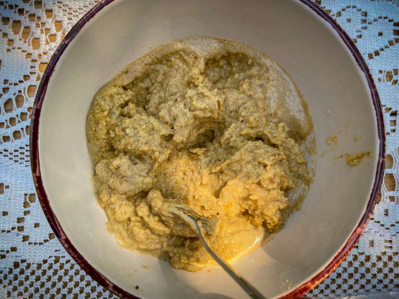 Eingeweichtes Trockenfutter