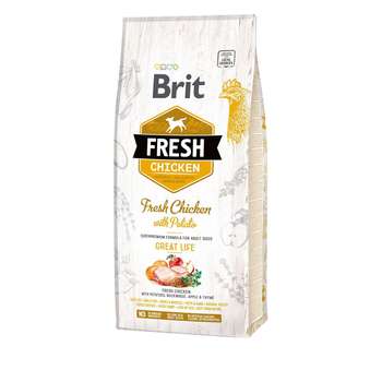 tests-Brit Fresh Dog - Adult - Chicken - Great Life-Bild