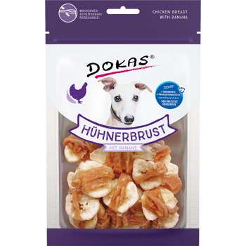 tests-DOKAS Hundesnack Hühnerbrust mit Banane-Bild