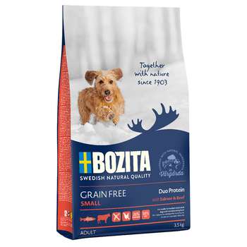 tests-BOZITA Grain Free Lachs & Rind für Kleine Hunde-Bild