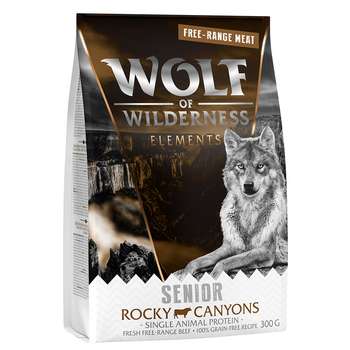 tests-Wolf of Wilderness SENIOR Rocky Canyons Freiland-Rind - getreidefrei-Bild