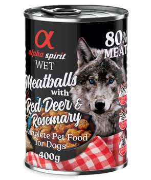 tests-alpha spirit Dog Meatballs - Rothirsch & Rosmarin-Bild