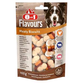 tests-8in1 Flavours Meaty Biscuits Huhn-Bild