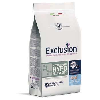 tests-Exclusion Hydrolyzed Hypoallergenic Medium/Large Fisch & Maisstärke-Bild