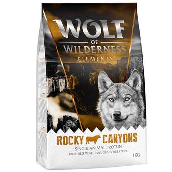 tests-Wolf of Wilderness Rocky Canyons Rind - getreidefrei-Bild