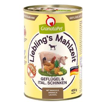 tests-GranataPet Liebling's Mahlzeit Geflügel und italienischer Schinken-Bild