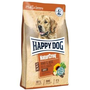 tests-Happy Dog NaturCroq Rind & Reis-Bild