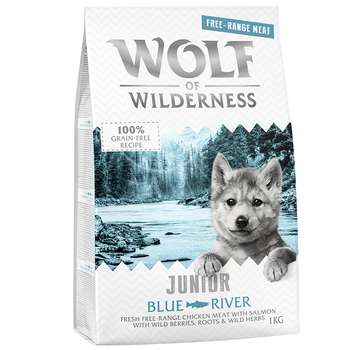 tests-Wolf of Wilderness Junior Blue River - Freilandhuhn & Lachs-Bild